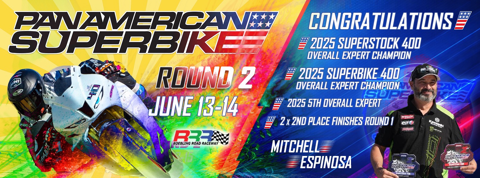 Round 2 Roebling Road Raceway!
